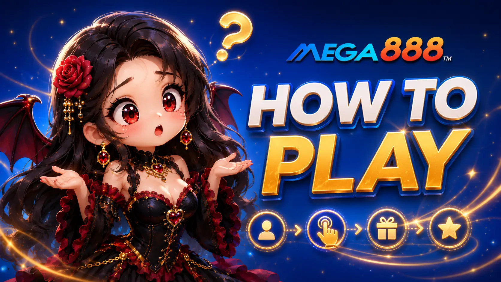 Kad cara mula MEGA888 selepas pemasangan